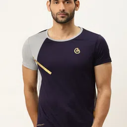 ACTOHOLIC Men Purple Solid Round Neck T-shirt-picture-10