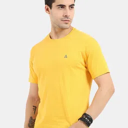 ARDEUR Men Pack Of 2 Solid Round neck T-shirt image 2
