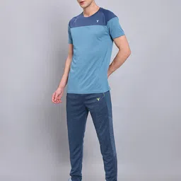 Technosport Colourblocked Antimicrobial Slim Fit T-shirt-picture-32