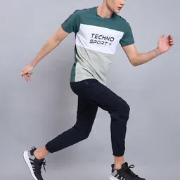 Technosport Colourblocked Antimicrobial Slim Fit T-shirt-picture-30