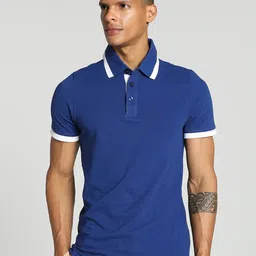 Puma Pique Tipping Slim Fit Polo Collar Cotton T-shirt-picture-56