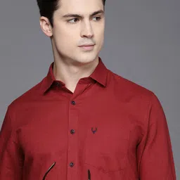 Allen Solly Men Slim Fit Opaque Casual Shirt-image-17