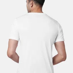 Ajile by Pantaloons Men White Typography Printed Slim Fit T-shirt image 4