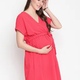 Oxolloxo Tie-Knot Wrap Maternity Tunic image 5