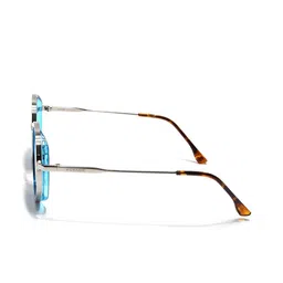 Voyage Unisex Black Lens & Gold-Toned Round Sunglasses with UV Protected Lens 5245MG7118 image 5