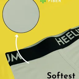 Heelium Men Pack Of 2 Bamboo Super Soft & Odour Free Comfort Fit TrunksP2-TRUNK-LG-S image 2