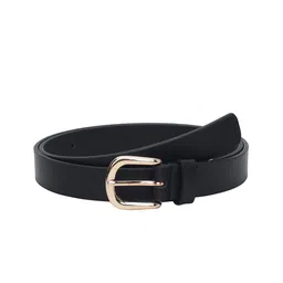 CRUSSET Women Black PU Belt image 1