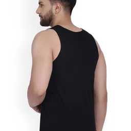 SLOWLORIS Pack Of 2 Printed Cotton  Vests- SL26 COMBO (LOUD BLKRST) (KEEP BLACK) image 5