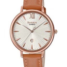 CASIO Women White & Brown Analogue Watch SH223-picture-32