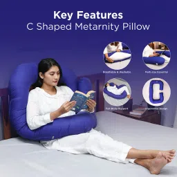 Sleepstore C-Shape Pregnancy Pillow for Full Body Comfort & Support image 3