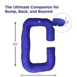 Sleepstore C-Shape Pregnancy Pillow for Full Body Comfort & Support image 5