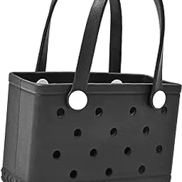 VELURA Washable Tote Bag Waterproof Handbag Organizer Fashion Summer Kids Beach Bag Black|Women's Handbags Bags|1 Beach Hole |Clothing, Shoes Accessories-picture-19