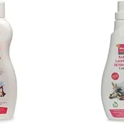 Morisons Baby Dreams Bottle & Accessories Cleaner I 250 ML I Anti Bacterial Anti Fungal & Morisons Baby Dreams Baby Laundry Detergent - 1 Lt-picture-14