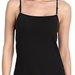 aimly Women's Cotton Sleeveless Adjustable Strap Camisole Slip Spaghetti - Pack of 1-picture-36