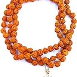 Shiv Mahadev Om Trishul Rudraksha Pendant with Rudraksha Mala for Good Health and Good Luck for Men and Women-image-17