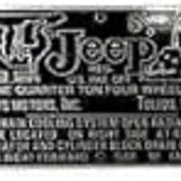 SR EnterpriseS Willy J#EEP Data Plate Silver Compatible for Willy J#eep-picture-14