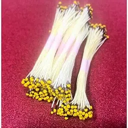 Sunflower 1mm Dual Color Yellow & Brown Head Stiff Thread Stamens-image-59
