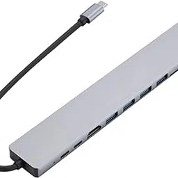 SHOPORA® 10 in 1 USB C Hub Docking Station Sturdy Multifunctional Lightweight Compact | Computer Cables & Connectors | USB Cables, Hubs & Adapters-image-29