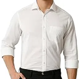 cavallo by linen club Men's Cotton Linen Solid Slim Fit Full Sleeve Smart Casual Shirt-picture-55