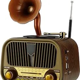 Drumstone (𝟏𝟓 𝐘𝐞𝐚𝐫𝐬 𝐖𝐚𝐫𝐫𝐚𝐧𝐭𝐲) Retro Portable AM/FM/SW Radio | Classic Suitcase-Style Bluetooth 6.0 Radio with 1800mAh Battery, USB/TF/AUX Support & Powerful Speaker for Home, Office-picture-20