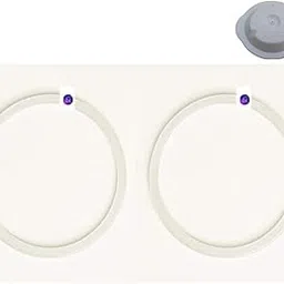 Silicon Washer for Samll JaR Lid Gaskets 8.5 cm diameter, Pack of 2 Number Replacement Spare Parts image 1
