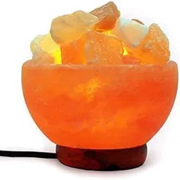 Malowal® Himalayan Rock Salt Abundance Fire Bowl with Salt Crystals for Home Decor (Rock Salt FireBowl)-picture-24