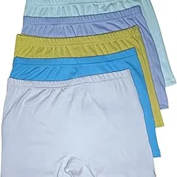 mpd enterprises Womens Cotton Boyshort Full Stretchable Fabric Multicolour Panties Plain (Pack of 5)-picture-20