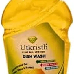 Utkristh Dishwash Liquid Gel Lemon Fragrance, Grease Cleaner For All Utensils, Dishwashing Liquid (Lemon) (250 ml)-picture-27