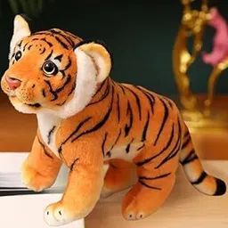 Tickles Siberian Jungle Tiger Soft Stuffed Plush Animal Toy for Kids Boys & Girls Birthday Gift (Color: Yellow & Black Size: 40 cm)-picture-19