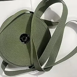 OMX, 1 Inch (25mm) Wide Elastic Wooven Band, 25 Mtr, for Knitted Elastic for Sewing,Stitching,Tailoring, Elastic Pants and Other DIY Items (Mehndi Colour, Olive Green)-picture-18