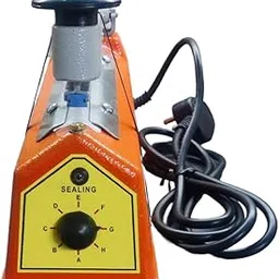 ZEN Orange Heavy duty 10 inch Length Impulse Sealing Machine for LD PPE Pouches|Portable Hand Sealer|Electric Heat Sealing|Bag Sealer Machine (250mm)|Khakhra Packaging|Papad Packing|Dryfruit Packing-image-18