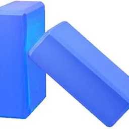 HOW (HOUSE OF WISHES) with Device EVA Foam Block to Support and Deepen Poses, Improve Strength and Aid Balance and Flexibility (Blue) - Set of 2-picture-20