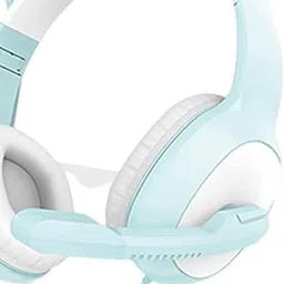 UJEAVETTE USB Cat Ear Wired Headset for PC Games Laptop TV Smartphones Blue-image-46