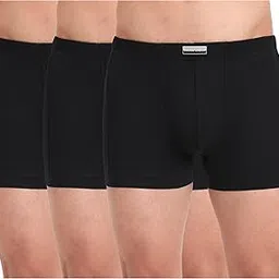 cl carlton london Trunk for Mens - Cotton Spandex Fabric with Classic Fit - Regular Fit Solid Antimicrobial Trunks for Men - Pack of 3-picture-16