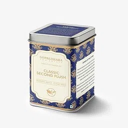 Gopaldhara Darjeeling Classic Second Flush Black Tea 100g Tin Can - (Classic Series) FTGFOP1 Whole Leaf Black Tea from the Highest Elevation 7000 Feet-picture-11