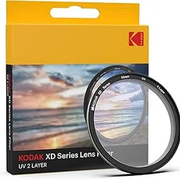 KODAK 62mm UV XD Camera Lens Filter|2 Layer Anti-Reflective Coating for DSLR Camera Lens Protection from UV Rays, Dust & Scratches|Aluminum Lens Ring|Black-picture-28