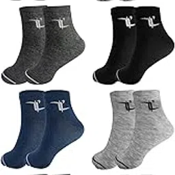 12 Pairs Ankle Socks for Men and Women with Odor-Free Cotton Sport and Running Unisex Combo Pack Socks Use for Everyday Gym & Casual Wear Multicolor- Free Size-image-83