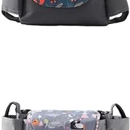 2pcs Baby Stroller Organizer Bottle Cup Holder Diaper Bags-image-34