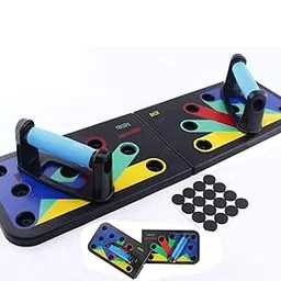 Serveuttam Push Up Board Rack - Multifunctional 9 in 1 Pushup Stand for Home Gym | Foldable Push-up Bracket for Men Women (Foldable Board)-picture-37