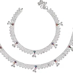 Elegant Silver/Gold Plated Anklet Collection for All Ages-image-52