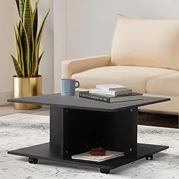 Amazon Brand - Solimo Engineered Wood Compact Contemporary Coffee Table | Wenge-picture-22