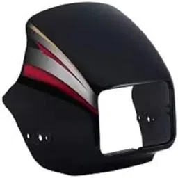 NIKAVI N506A Head Light Mask Compatible Compatible for Hero Splendor Pro Bk-Red-picture-12