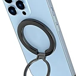 Mizi Magnetic Ring Holder, Finger Grip Phone Kickstand Compatible with iPhone 16/15/14/13/12, Compatible with All MagSafe Accessories - Black-picture-21