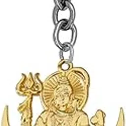 m men style Religious Lord Shiv Mahadev Copper Zinc And Metal Bikes/Car/Double Key Ring/Office Home Keychain-picture-22