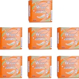 Wow World of Women Maxi Jumbo Plus Sanitary Napkin (Orange, 7 Pads Each Pack)-picture-30