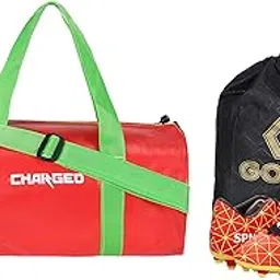 charged Sports Bag Adena Red with Gowin Football Shoe Country Color Spain Size-2-picture-14