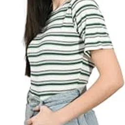 tondra Women's Vertical Stripe Bodysuit | Cotton Rib One-Piece Wear | Stylish & Comfortable Full Body Shapewear | Casual & Party Wear | Western Outfit-picture-34