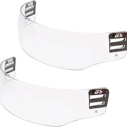 2 Pieces CE Approval Anti-Fog Anti-Scratch Ice Hockey Visor Face Half Shield-picture-21