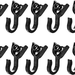 GAH 4.5m Hanging Rope Outdoor Travel Awning Tent Clothes Line Black-picture-52