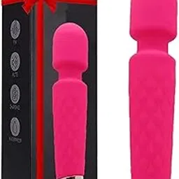 Olivee Rechargeable Wireless Mini Body Massager with 20 Vibration Modes, Fast Charging, 8 Speeds and Water Resistant-Massager Machine for Full Body (Multicoliur Mic)-picture-30